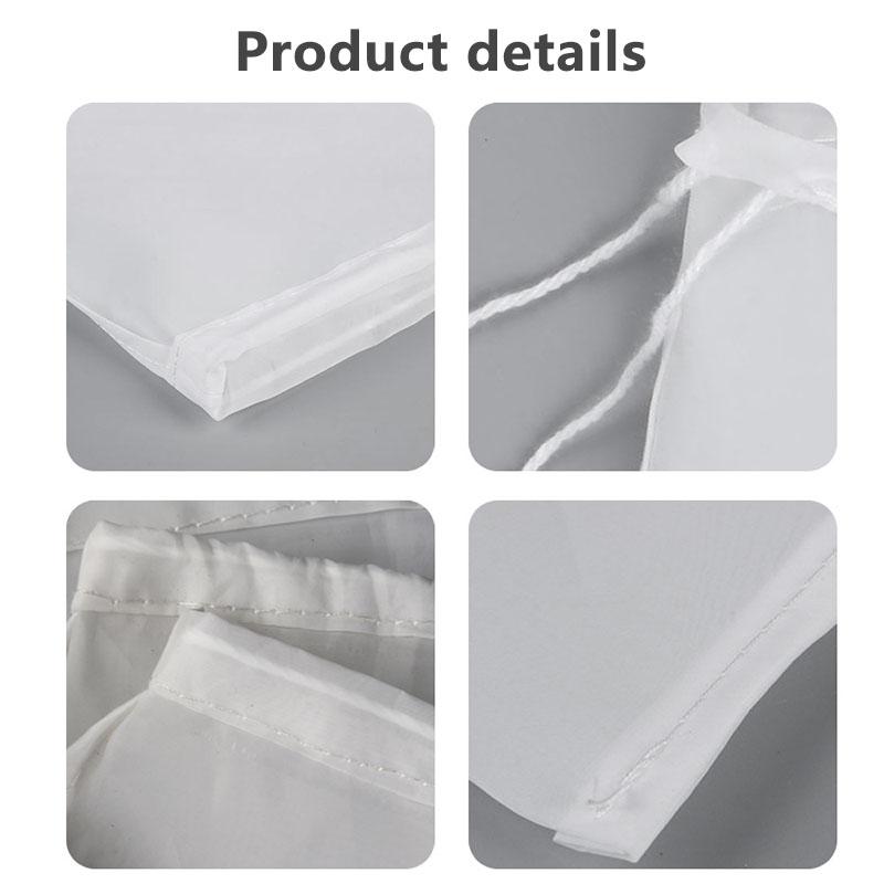 100 Mesh Gauze Filter Bag Multipurpose Reusable Liquid Food Strainer For Juice