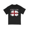 Vintage England Flag T Shirt Distressed English Cross Patriotic Uk Street Style Top Casual Present Idea