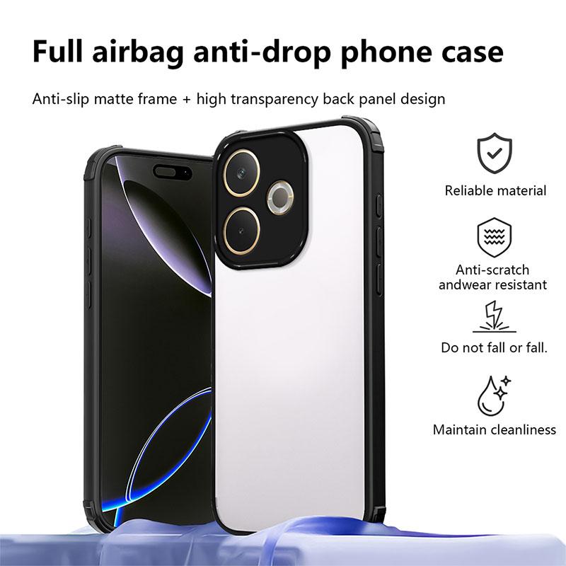 Stoßfeste Hülle für OPPO A5 Pro 5G Hartschale für OPPO A5X A5 Pro Realme Note50 TPU + PC Bumper Schutzkappe A5pro Coque