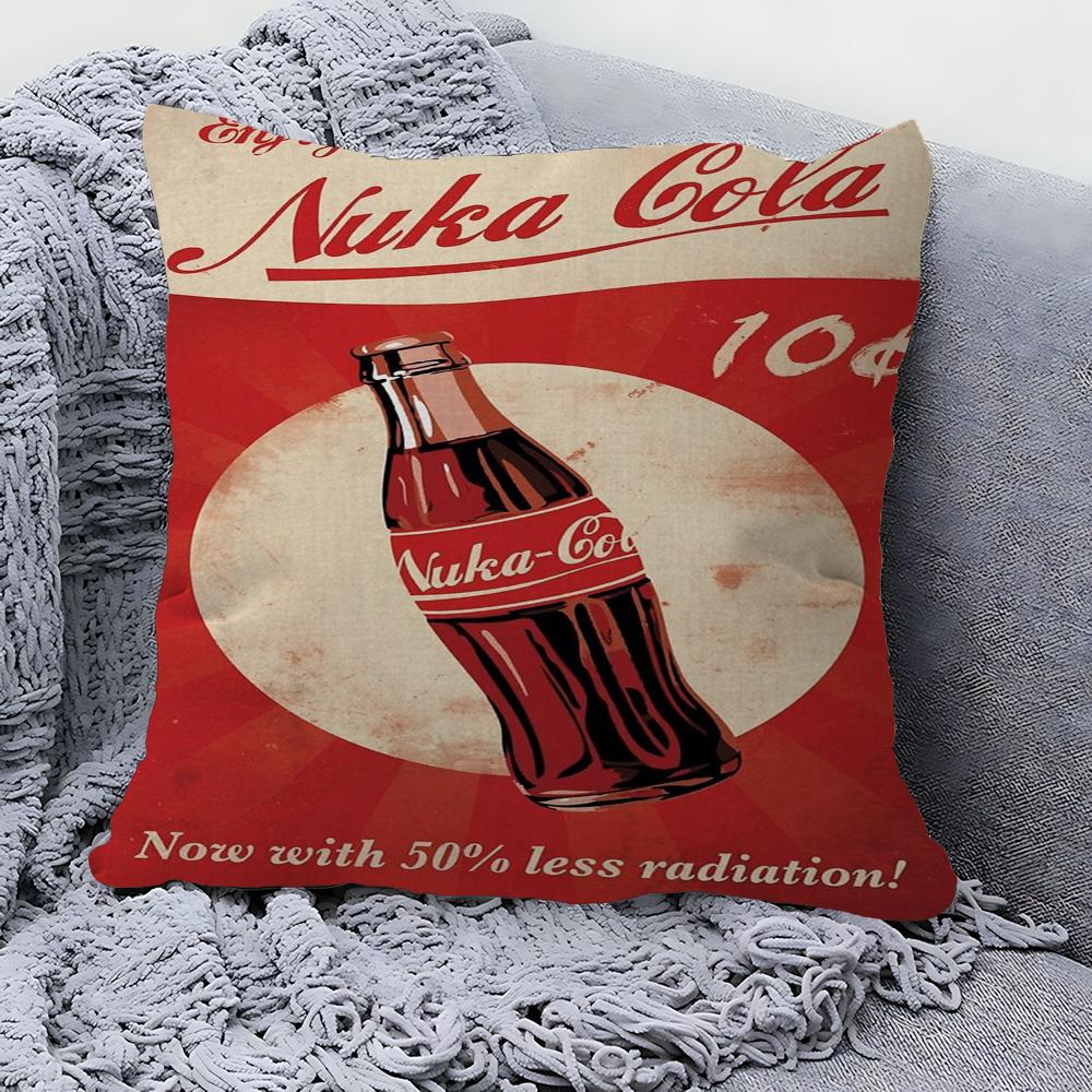 Fallout 3 4 Game Office Cushion Pillowcase Car Cushion Cover45X45CM Lumbar Pillowcase Sofa Pillowcover
