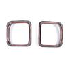 2pcs ABS Rearview Mirror Rain Block Frame Trim Cover Accessories For Land Rover Defender 90 110     2024