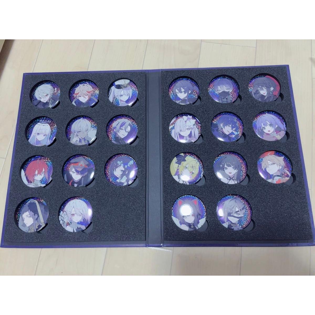 Used Nijisanji Tarot Can Badge Complete Set