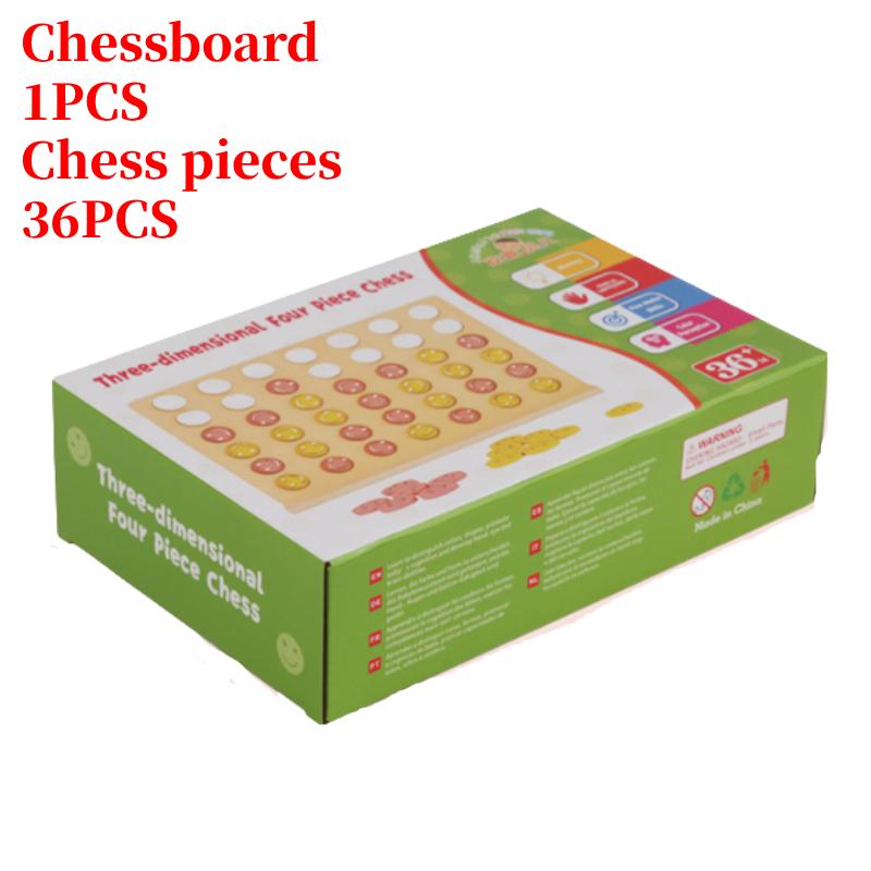 

Деревянная игра «Четыре в ряд» для двоих, развивающая головоломка для детей, детский подарок StyleA