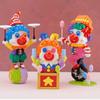Balody Mini Blocks Cartoon Building Brick Fun Clown Festival Christmas Gifts Girl Brinquedos New Year Present Joker 18435
