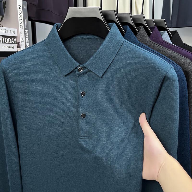 Firstview Men's Long Sleeve Polo Shirt