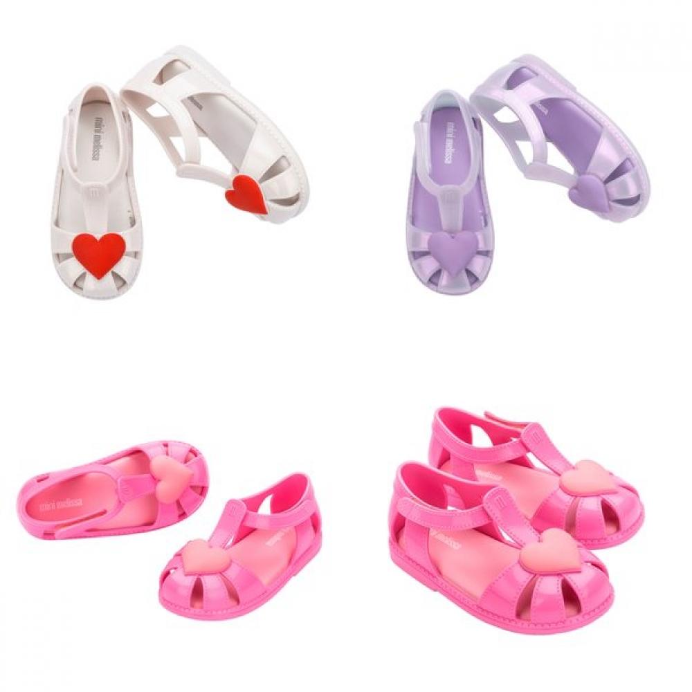 

Mini Melissa Toebox Hip Heart Ballerina Baby Mskcg2tshb11 120mm 170mm PUR/170