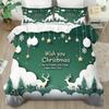 Wish You Christmas Bedding Set 3D Printed Duvet Cover Set Soft Single Double Size Bed Set 2026 Christmas Gift Home Decorations