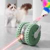 Juguete Inteligente Eléctrico Láser Infrarrojo para Gato Bola Automática Autoentretenimiento y Relajante Juguete de Bola Teaser para Gato Suministros para Mascotas