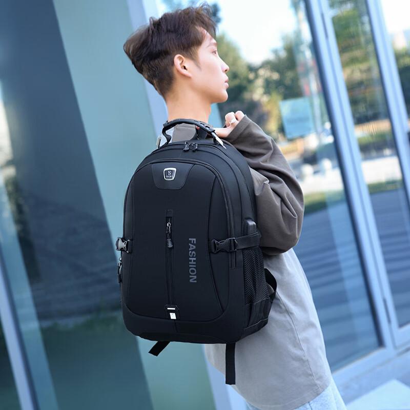 Lishin Unisex Large Capacity Travel Laptop Backpack