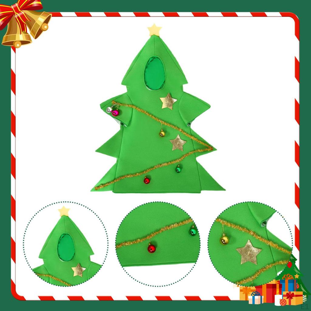 Christmas Tree Costume Adorable Performance Dress Up for Theme Party