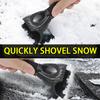 Windscreen Ice/Snow Scraper Scratch Free Foam Grip Frost/Ice Crusher/Remover Winter Window Snow Shovel Cars/Small Trucks