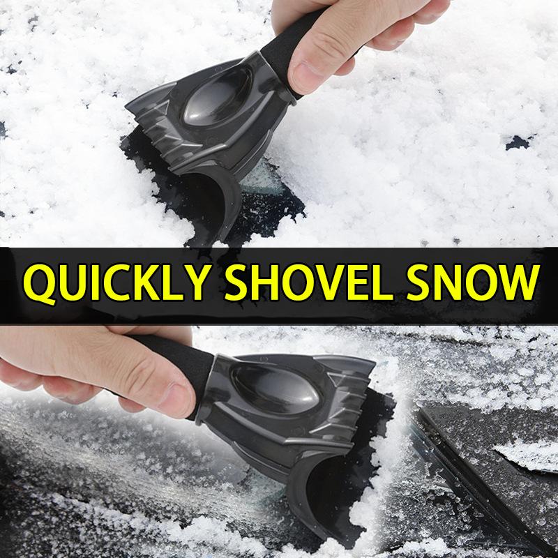 Windscreen Ice/Snow Scraper Scratch Free Foam Grip Frost/Ice Crusher/Remover Winter Window Snow Shovel Cars/Small Trucks