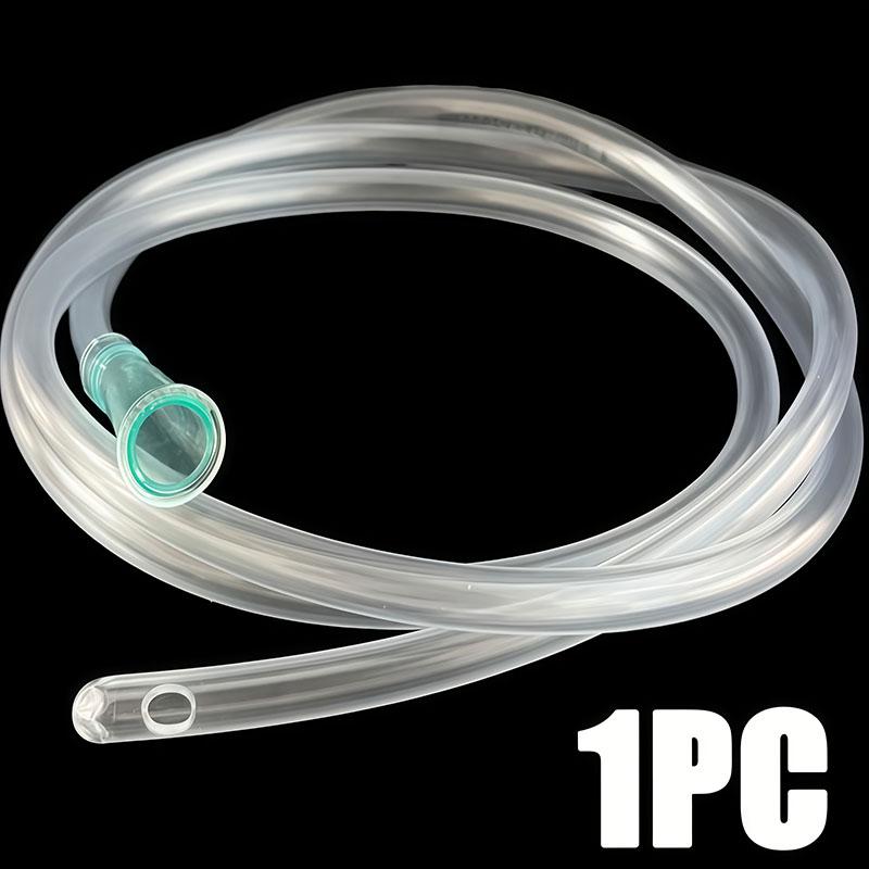 

1 шт./1 м длиной/6 шт./1 м трубка для переноса с зеленым наконечником, прозрачная гибкая трубка, совместима с различными шприцами с широким горлышком, подходит для переноса жидкости 1Pc белый