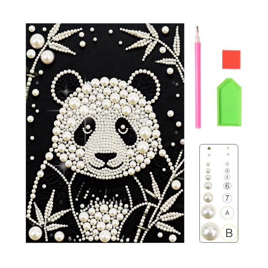 Faux Pearl Painting Kit 3D Pearl Painting Art Craft Animal Designs DIY Mosaic