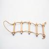 1Pcs Dollhouse Mini Wooden Hemp Rope Hanging Ladder Pet Gardening Miniature Scene Model Toys Doll House Accessories