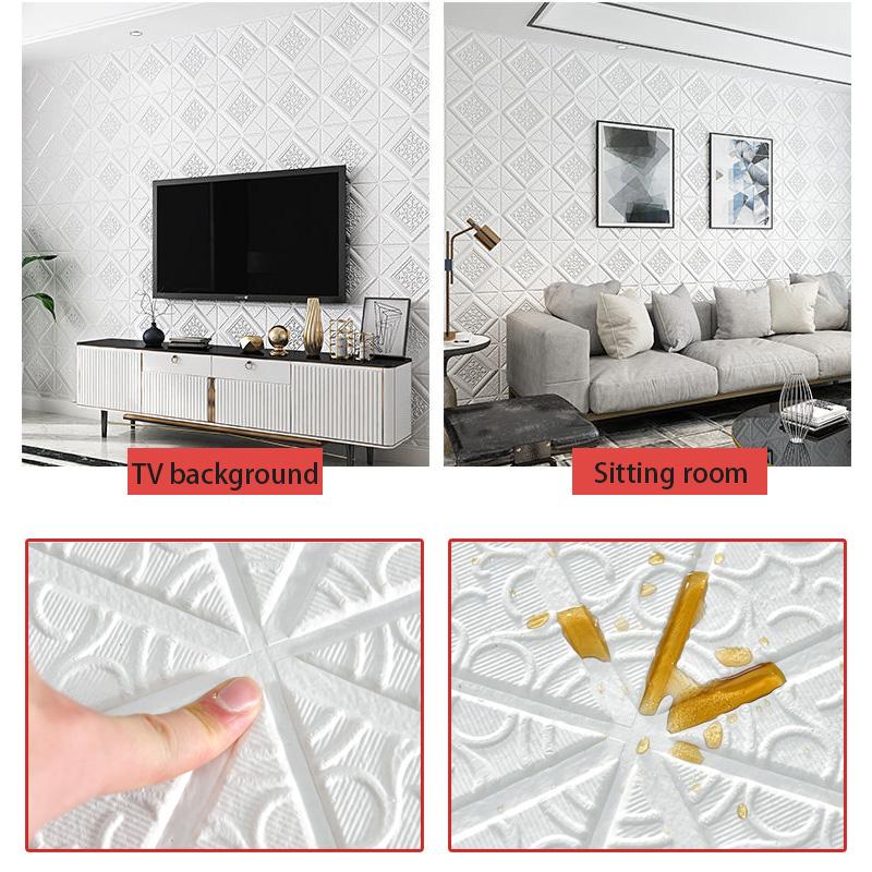 Wandaufkleber Tapete 3D Selbstklebend Decken Dekorative Paneele Dach Tapete Wohnzimmer Kinderzimmer Heimdekor Aufkleber
