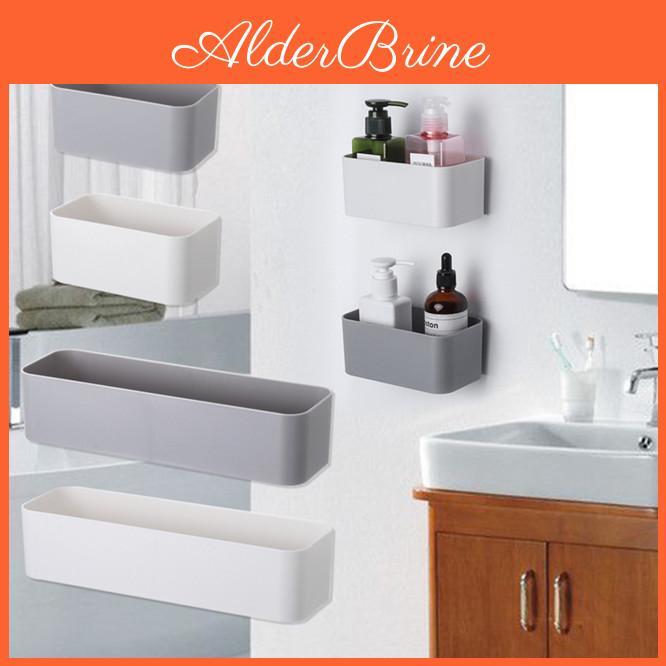 Box Cosmetic Wall Mounted Storage Bathroom Storage Rack Wall Shelf Hanger Organizer Holder Home Decor Adm
