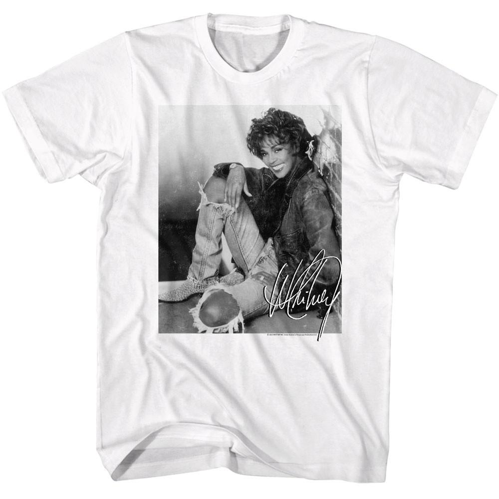 Whitney Houston Denim 1979 Men T Shirt XXL
