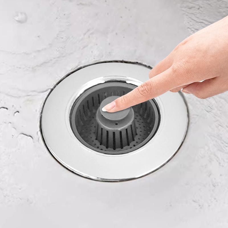 Sink Bouncing Core Filter Screen Kitchen Sink Sink Anti-blocking Water Leakage Plug Sink Sink Sewer Plug