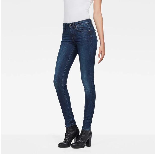 G-Star Midge Zip Mid Waist Skinny джинсы