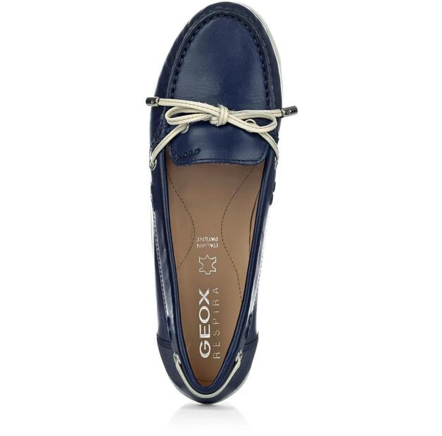Женские слипоны Geox Vega moc d92dnb043bc blue
