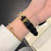 Suitable for Huawei GT5 watch watch4/3pro strap with diamond bow and crocodile pattern denim Xiaomi 10