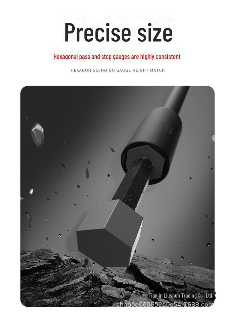 Shida T-Bar 6-Point Socket Wrench for Auto Repair, Sizes: 8-19mm