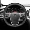 For Opel OPC ASTRA CORSA INSIGNIA MOKKA VECTRA GTC Tigra Carbon fiber Leather Car Steering Wheel Cover 37-38cm Auto Accessories
