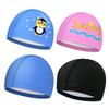 Kids Swimming Caps Cute Cartoon Elastic Silicone Boys and Girls Swimming Gear Long Hair Waterproof Ear sProtection Swim Caps