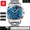 OLEVS Original Automatic Mechanical Watch for Men 24 Hour Moon Phase Waterproof Calendar Business Luxury Men's Wristwatches 6692