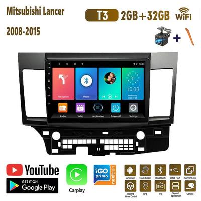 10 inç Android Carplay Mitsubishi Lancer 2008-2015 için araba radyo multimedya Video oynatıcı GPS navigasyon WIFI 2 + 32GB