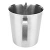 Messbecher aus Edelstahl Milchaufschäumkännchen mit Oz/ml-Markierung Milchaufschäumbecher mit Griff 1000 ml