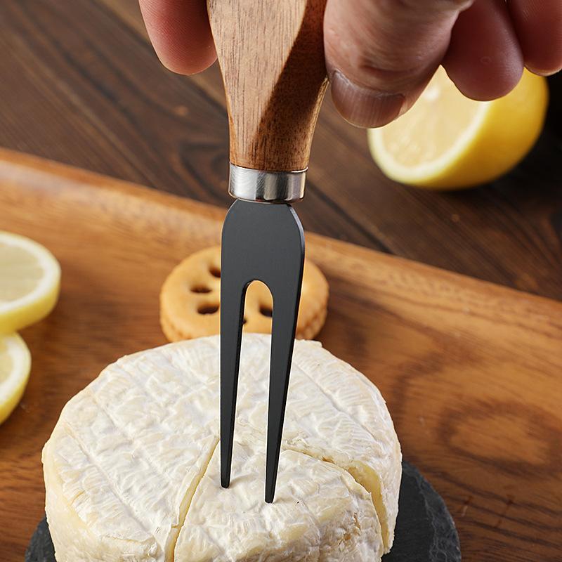 Edelstahl Käsemesser mit Bambusholzgriff Käseschneider KäseSchneider Butter Messer Küchen Backwerkzeug