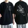 Anime Chainsaw Man Hayakawa Aki Summon Fox Devil Kon Graphic T Shirt Men Manga Vintage Tshirt Unisex Cozy 100 Cotton Tshirts