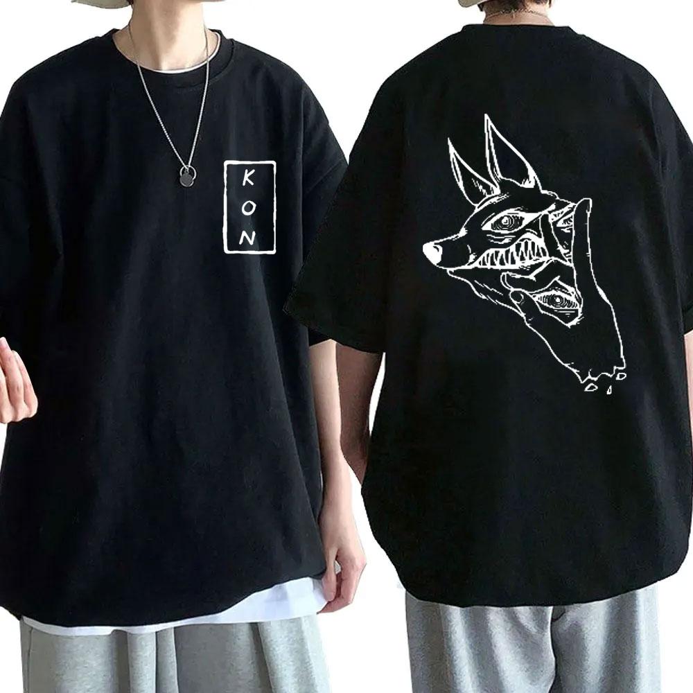 Anime Chainsaw Man Hayakawa Aki Summon Fox Devil Kon Graphic T Shirt Men Manga Vintage Tshirt Unisex Cozy 100 Cotton Tshirts