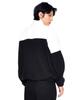 Eponym Color Block Fleece Pullover_White & Black