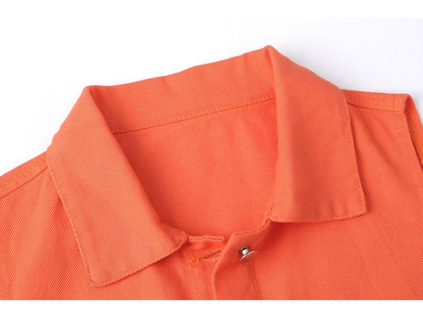 Women's Colorful Denim Vest - Trendy Spring/Autumn Jacket with Large Pockets and Slimming Fit