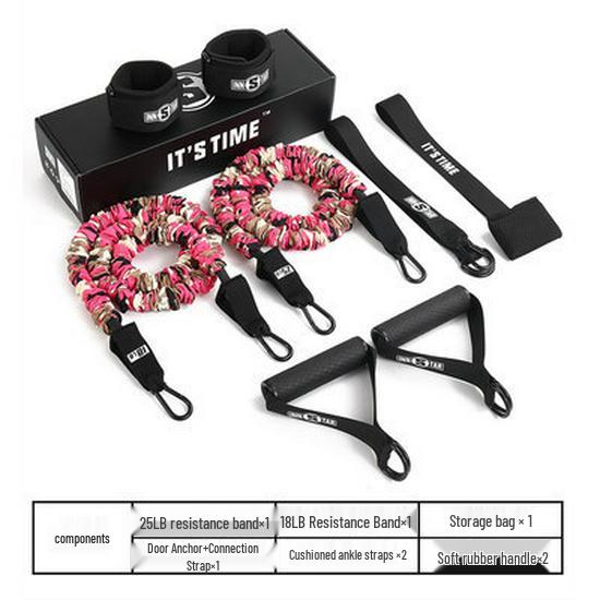 INNSTAR 11-Piece Resistance Band Set for Home Fitness & Strength Training