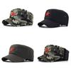 Five Red Pointed Star Hat Cotton Baseball Cap For Travel Days Casual
