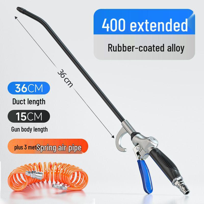 Non-slip Rubber Handle Alloy High-Pressure Air Blow Gun for Dust Removal