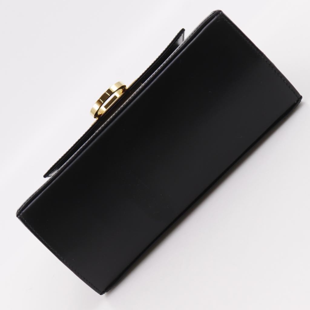 Salvatore Ferragamo Gancini Handbag BX-212193 black Calfskin Women Used