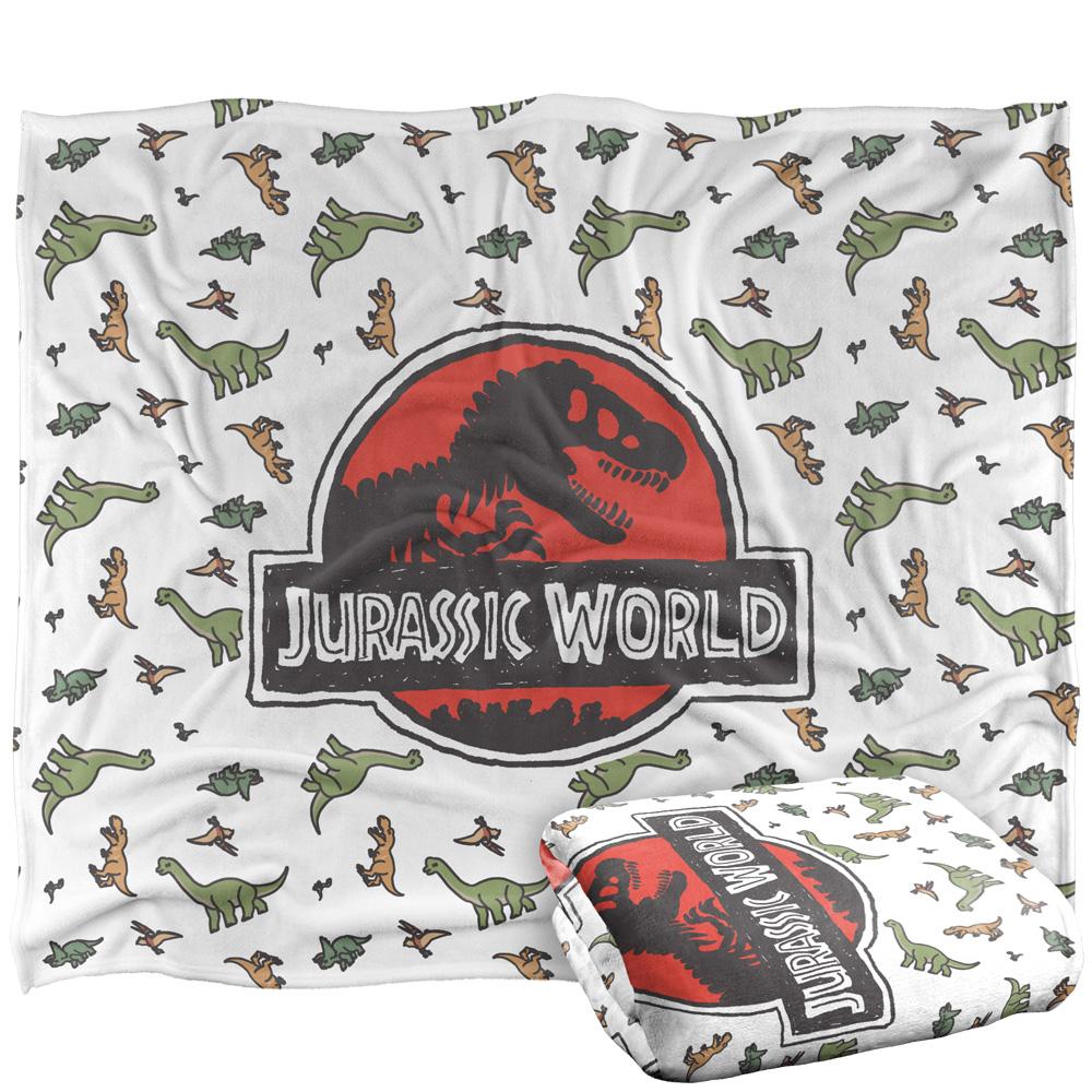 Jurassic World Sketch Blanket