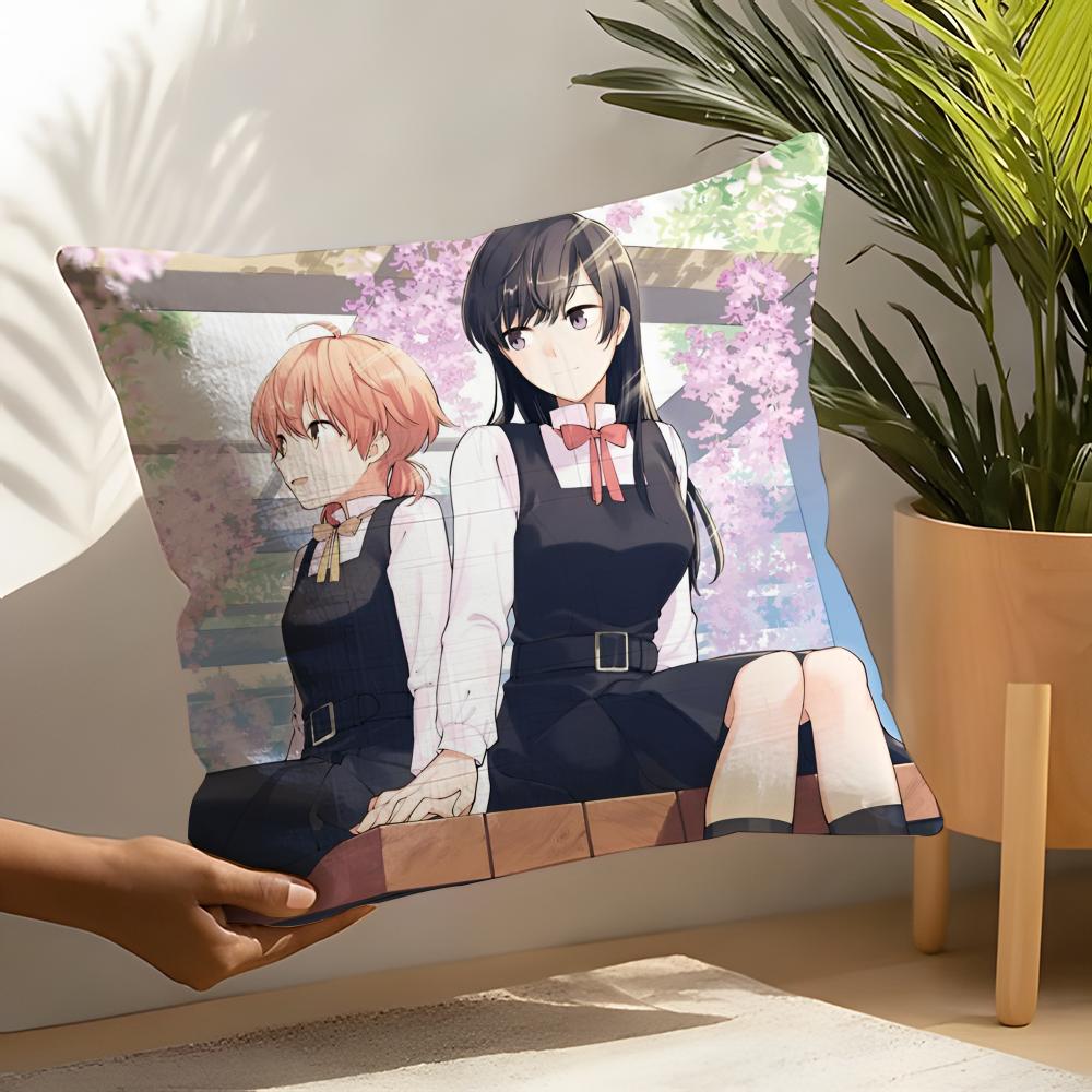 Yuri Anime Bloom Into You Kissenbezug Heim Wohnzimmer Dekoration Leinen Kissenbezüge Kissenhülle