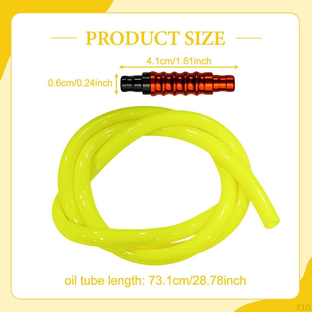 Motorcycle Oil Tank Valve Hose Modification Easy To Use Riding Install Maintenance Outdoor