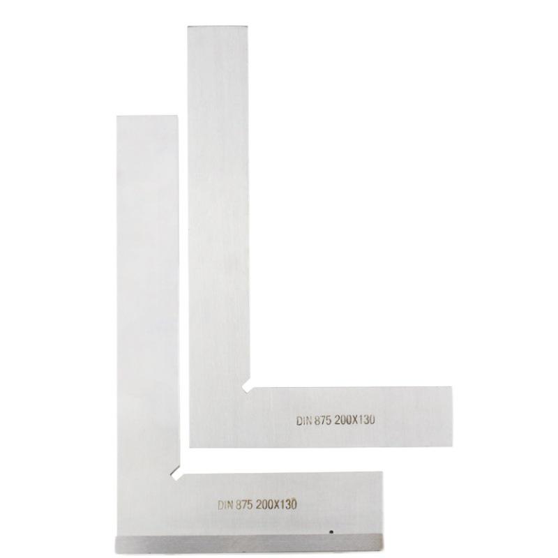 Widened Base High Precision 90° Right Angle Industrial Ruler, Thickened (63-250)
