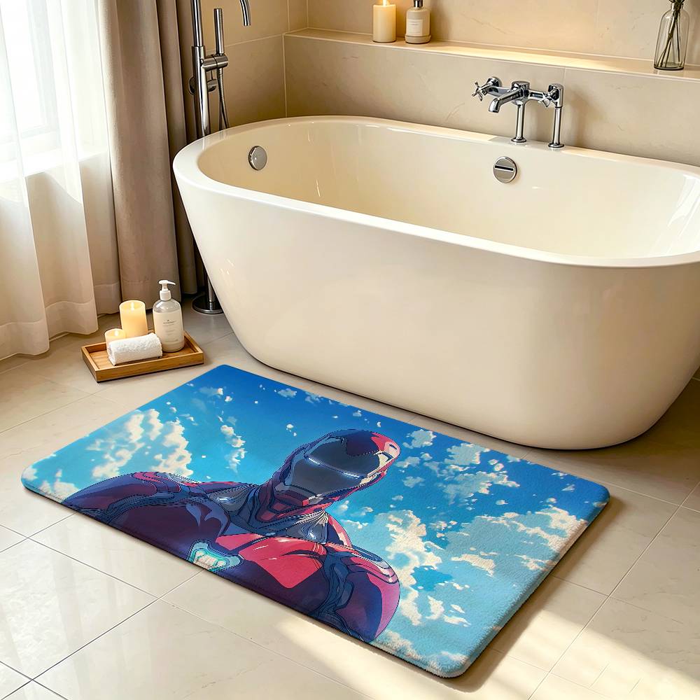 Cool I-Iron Man-S Carpet Bathroom Anti-slip Mat Door Mat Home Decoration Mat Entrance Door Mat Scratch-resistant Door Mat