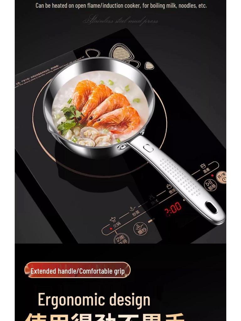 304 Stainless Steel Non-slip Water Ladle – Thickened Large Water Scooping Spoon for Kitchen Use