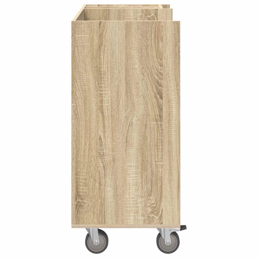 Golftafelkast met Wielen Uni Sonoma Eiken 90 x 45 x 98 cm