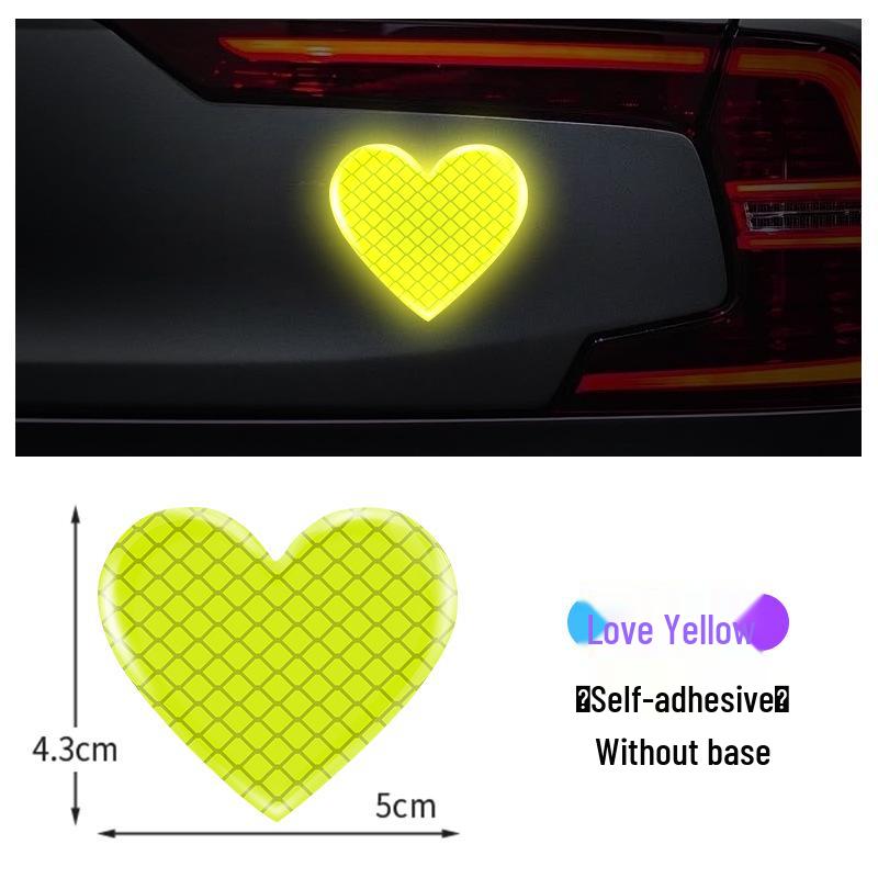 Reflektierender Warnschild-Aufkleber für Autos, Motorräder, Elektrofahrzeuge und Fahrräder