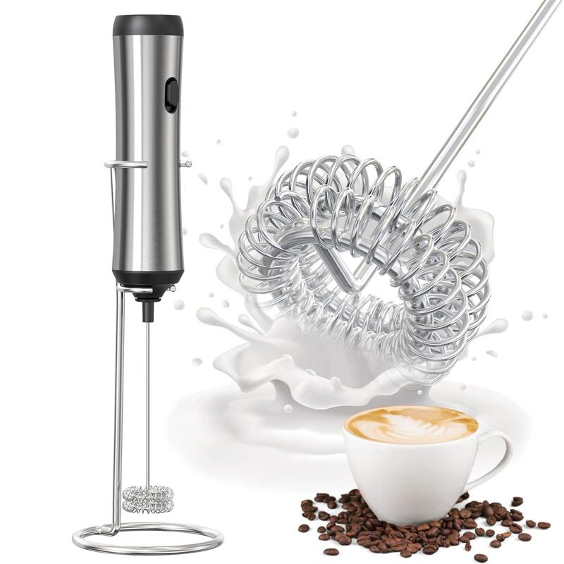 

Электрический миксер для напитков, аккумуляторная насадка для вспенивания молока с подставкой, портативная насадка для вспенивания кофе